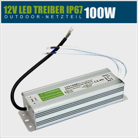 12V IP67 LED Netzteil - 100 Watt