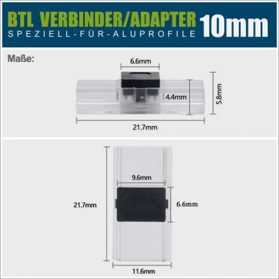 BTL Quick-Clip LED Verbinder/Anschluss