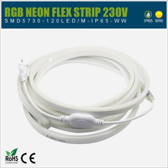"SET" LED Neon Flex-Tube WW -  inkl. 230V Treiber (Meterware)